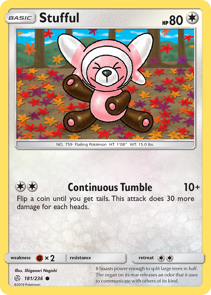 Stufful (181/236) [Sun & Moon: Cosmic Eclipse] Reverse Holofoil