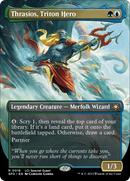 Thrasios, Triton Hero (Borderless) [The Lost Caverns of Ixalan Special Guests] Foil