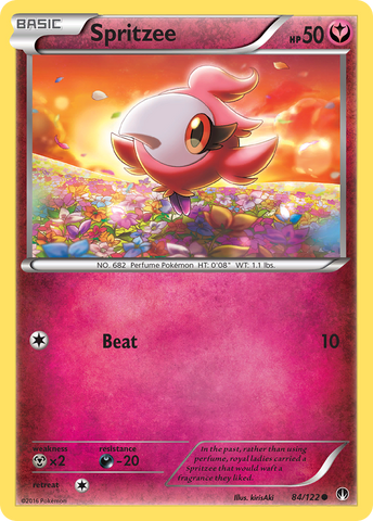 Spritzee (84/122) [XY: BREAKpoint] Reverse Holofoil