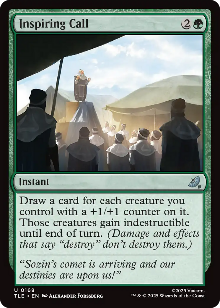 Inspiring Call [Avatar: The Last Airbender: Eternal-Legal] Foil