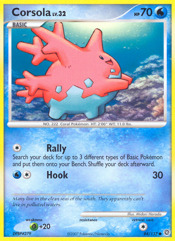 Corsola (84/132) [Diamond & Pearl: Secret Wonders] Reverse Holofoil