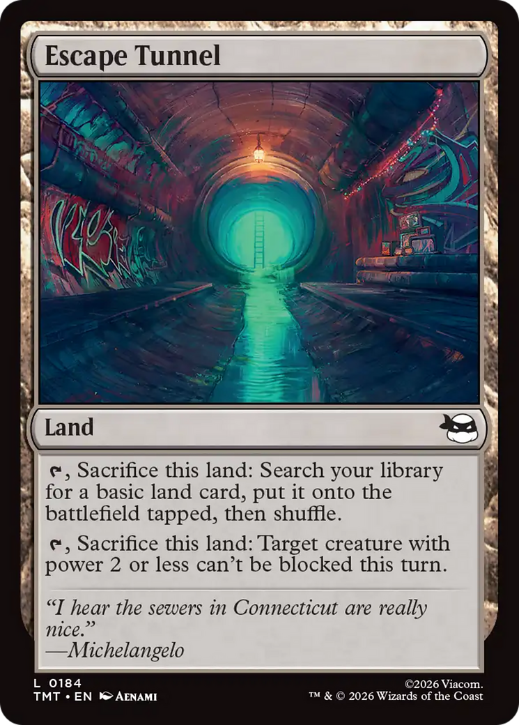 Escape Tunnel [Teenage Mutant Ninja Turtles] Foil
