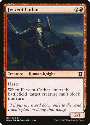 Fervent Cathar [Eternal Masters] Foil
