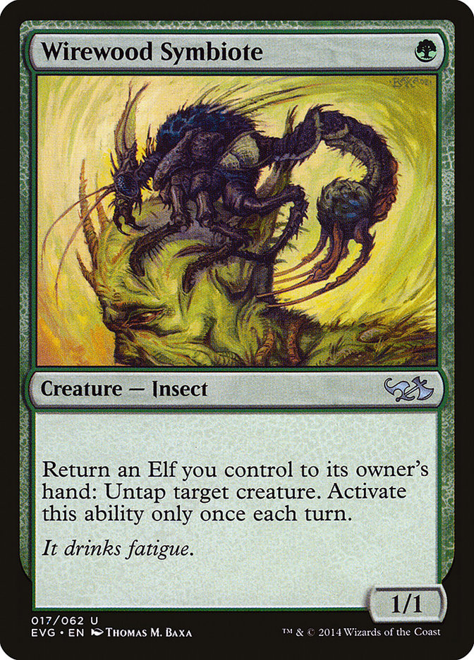 Wirewood Symbiote (Elves vs. Goblins) [Duel Decks Anthology] Foil