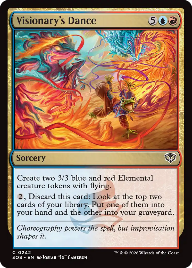 Visionary's Dance [Secrets of Strixhaven] Foil