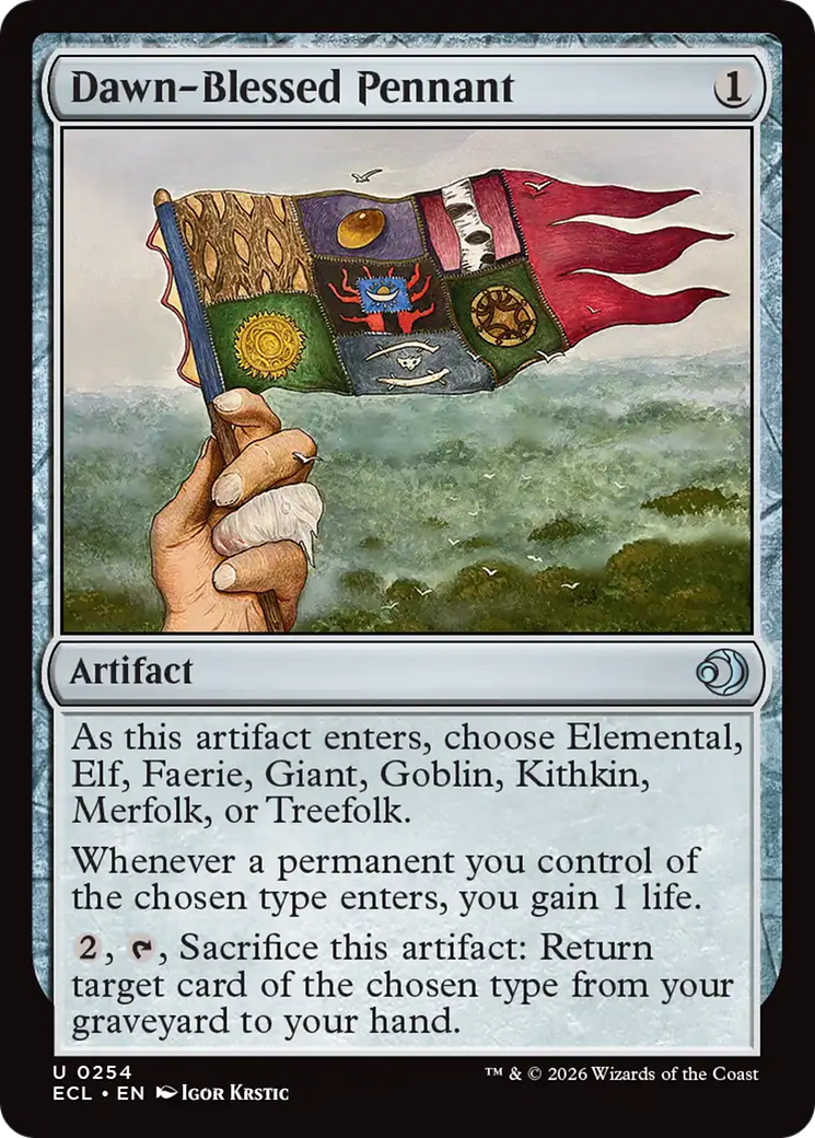 Dawn-Blessed Pennant [Lorwyn Eclipsed] Foil
