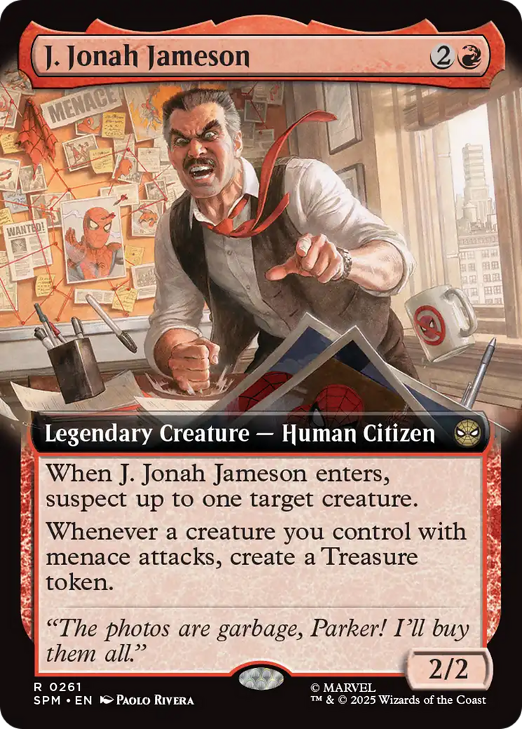 J. Jonah Jameson (Extended Art) [Marvel's Spider-Man] Foil