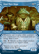 Dour Port-Mage (Showcase) [Bloomburrow] Foil
