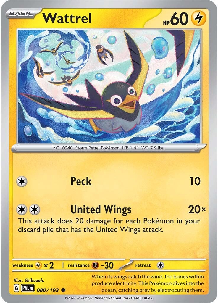 Wattrel (080/193) [Scarlet & Violet: Paldea Evolved] Reverse Holofoil