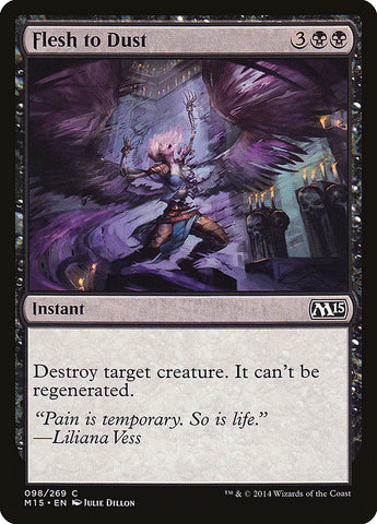 Flesh to Dust [Magic 2015] Foil