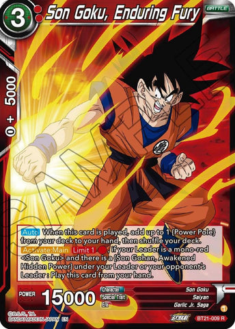 Son Goku, Enduring Fury (BT21-009) [Wild Resurgence] Parallel Foil