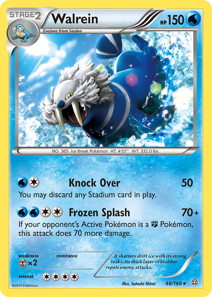 Walrein (48/160) [XY: Primal Clash] Reverse Holofoil