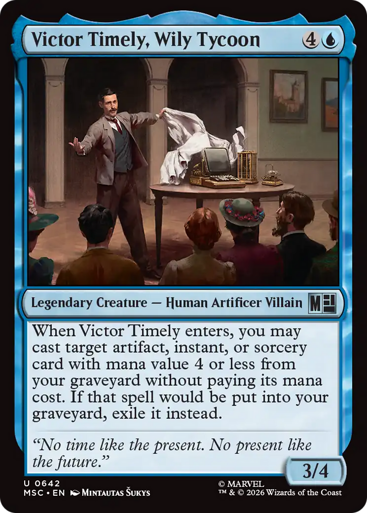 Victor Timely, Wily Tycoon [Marvel Super Heroes Commander] Foil