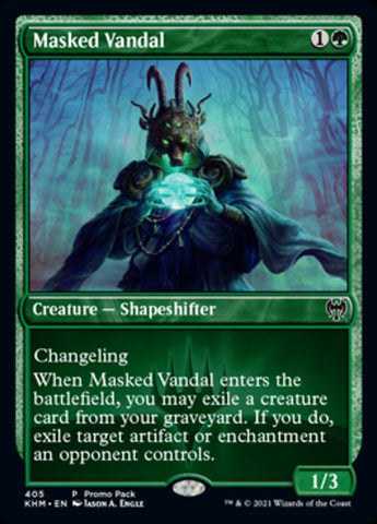 Masked Vandal (Promo Pack) [Kaldheim Promos] Foil