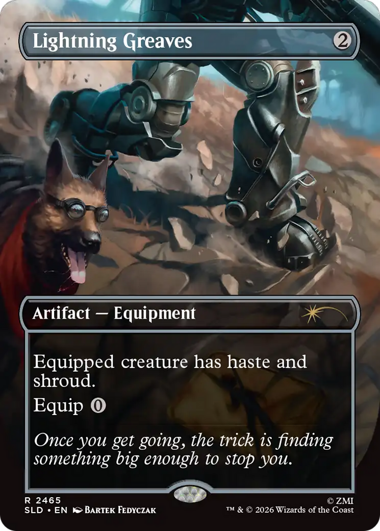 Lightning Greaves (2465) [Secret Lair Drop Series] Foil