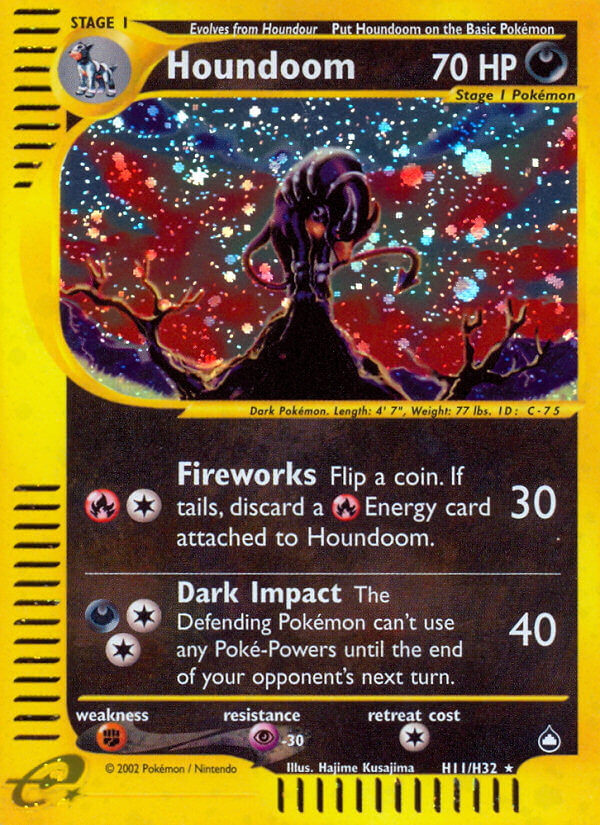 Houndoom (H11/H32) [Aquapolis] Reverse Holofoil