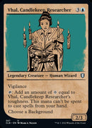 Vhal, Candlekeep Researcher (Showcase) [Commander Legends: Battle for Baldur's Gate] Foil