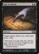 Sign in Blood [Magic 2010] Foil