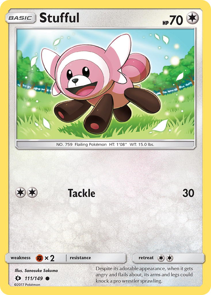 Stufful (111/149) [Sun & Moon: Base Set] Reverse Holofoil