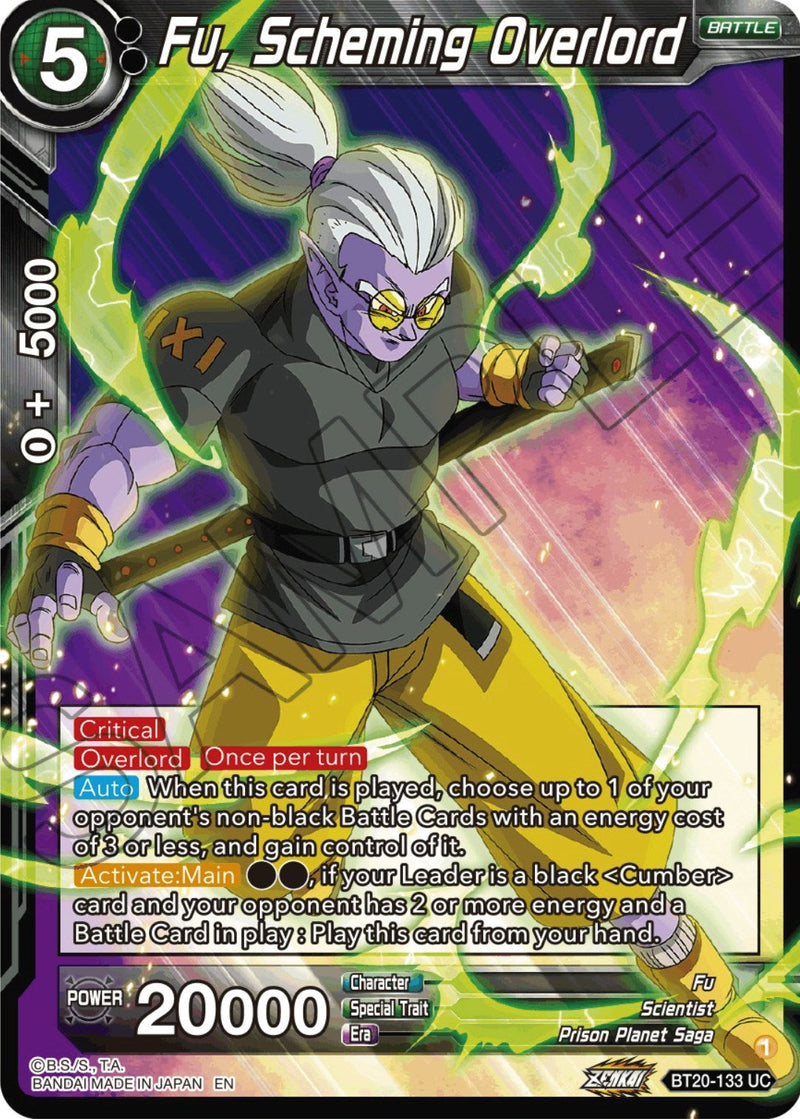 Fu, Scheming Overlord (BT20-133) [Power Absorbed] Parallel Foil