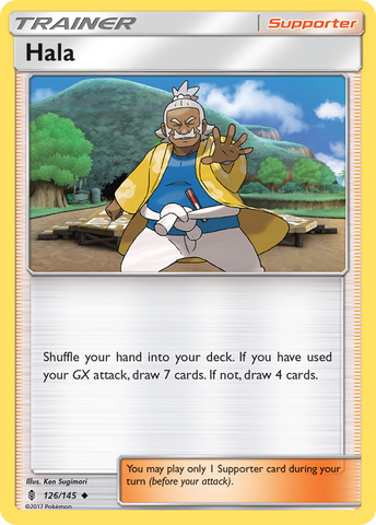 Hala (126/145) [Sun & Moon: Guardians Rising] Reverse Holofoil