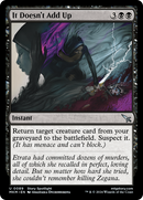 It Doesn't Add Up [Murders at Karlov Manor] Foil