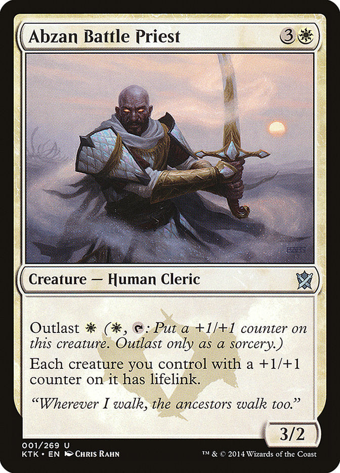 Abzan Battle Priest [Khans of Tarkir] Foil