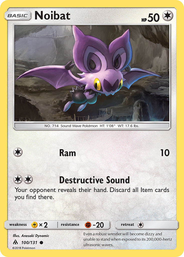 Noibat (100/131) [Sun & Moon: Forbidden Light] Reverse Holofoil