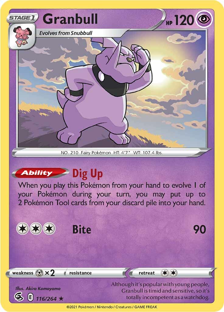 Granbull (116/264) [Sword & Shield: Fusion Strike] Reverse Holofoil