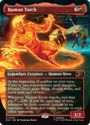 Human Torch (Borderless) [Marvel Super Heroes Commander] Foil