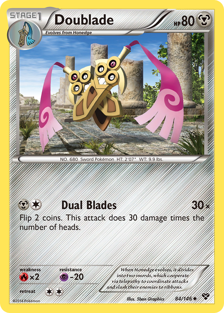 Doublade (84/146) [XY: Base Set] Reverse Holofoil