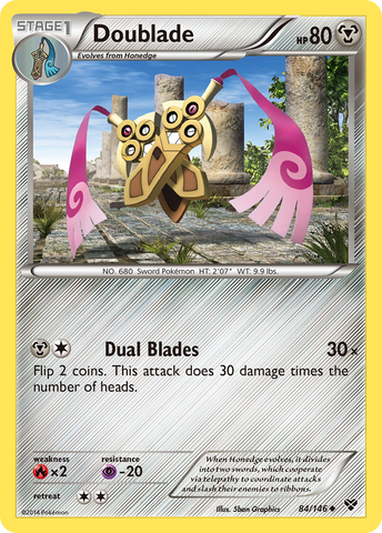 Doublade (84/146) [XY: Base Set] Reverse Holofoil
