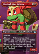 Raphael, Most Attitude (Borderless) [Teenage Mutant Ninja Turtles] Foil