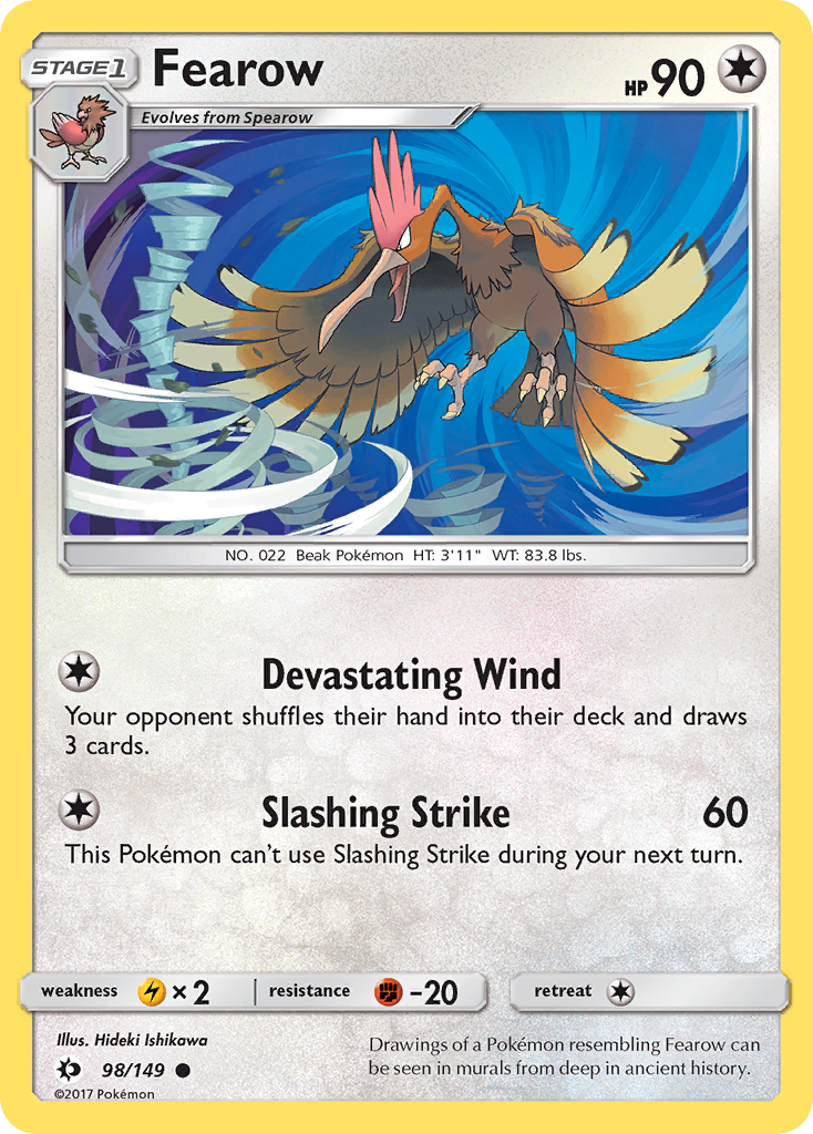 Fearow (98/149) [Sun & Moon: Base Set] Reverse Holofoil