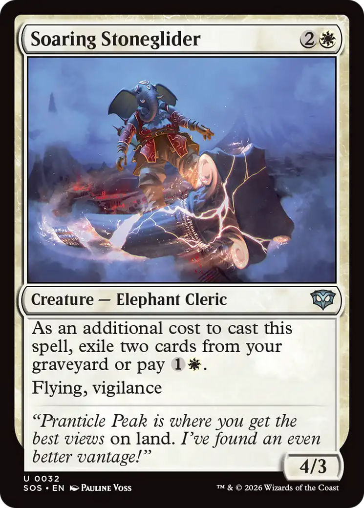 Soaring Stoneglider [Secrets of Strixhaven] Foil