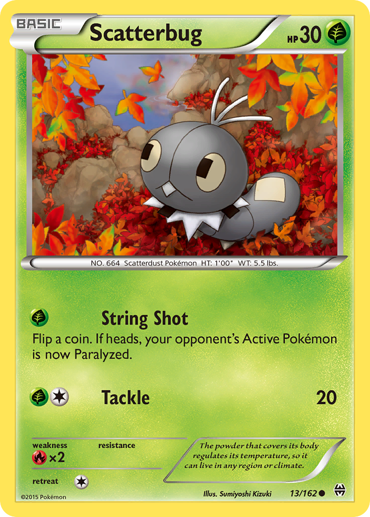 Scatterbug (13/162) [XY: BREAKthrough] Reverse Holofoil