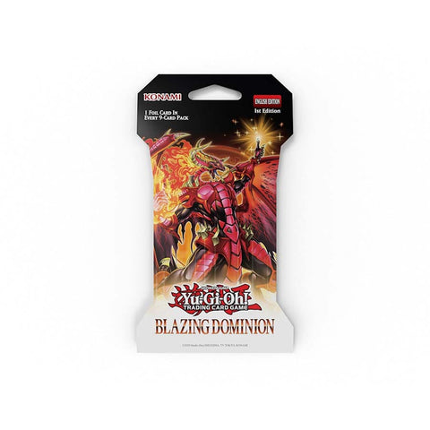 Blazing Dominion Sleeved Booster Pack (1st Edition)