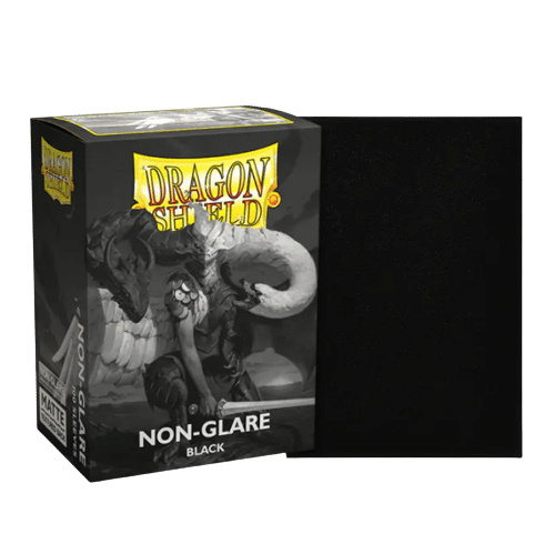 Dragon Shield - 100ct Standard Size - Black Matte (Non-Glare)