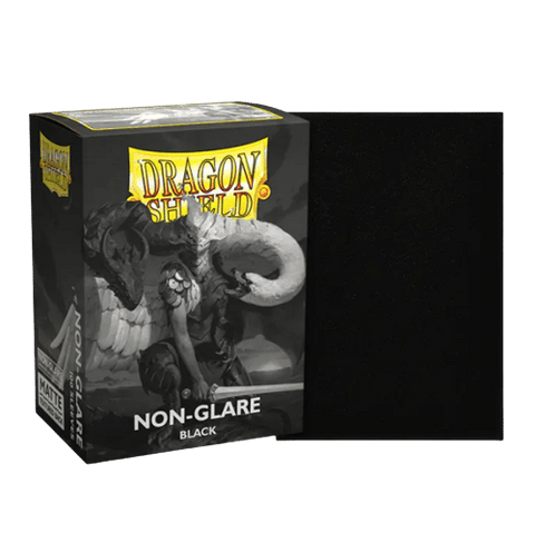 Dragon Shield - 100ct Standard Size - Black Matte (Non-Glare)
