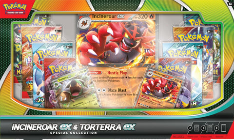 Incineroar EX & Torterra EX Special Collection Box