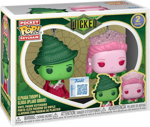 Funko POP! Keychain Glinda & Elphaba 2-Pack
