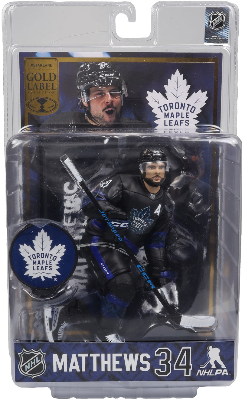 NHL 7" POSED FIG - GOLD LABEL - AUSTON MATTHEWS