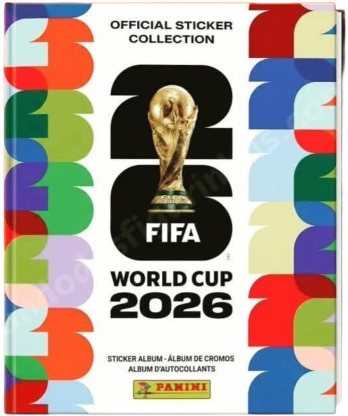 PANINI WORLD CUP SOCCER 2026 STICKER ALBUM HARD COVER