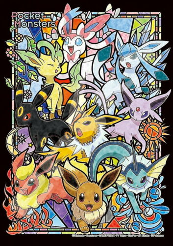 208 PC POKEMON EEVEE EVOLUTION ART CRYSTAL PUZZLE