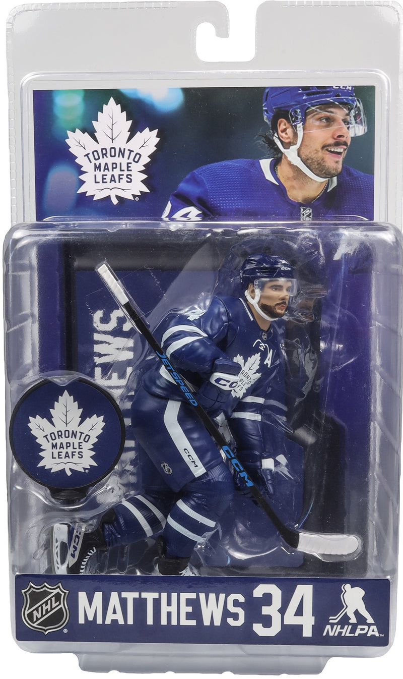 NHL 7" POSED FIG - AUSTON MATTHEWS-MAPLE LEAFS