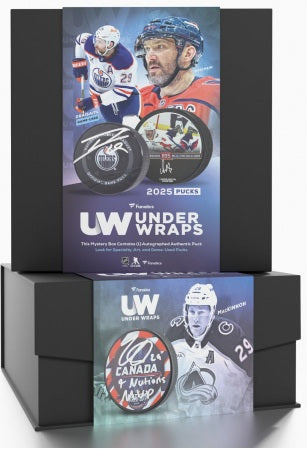 Fanatics Under Wraps Autographed NHL Puck 25-26