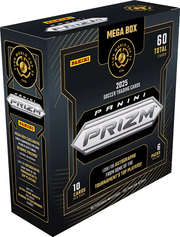 2025 Panini Prizm Fifa Club World Cup Soccer Mega