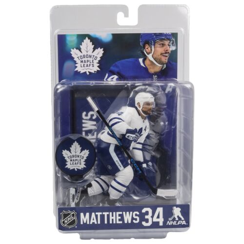 NHL 7" POSED FIG - AUSTON MATTHEWS-MAPLE LEAFS (VARIANT)