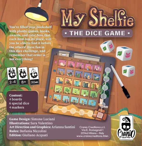 MY SHELFIE THE DICE GAME