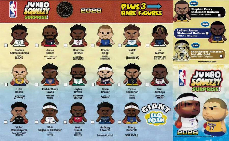2026 NBA Squeezymates Jumbo